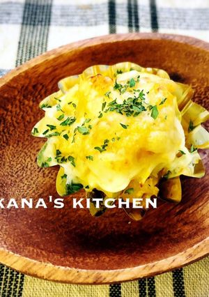 お弁当に☆かぼちゃサラダリメイクグラタン-レシピのメイン写真