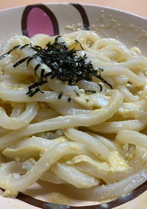 レンジde和風ぺぺ玉うどん-レシピのメイン写真