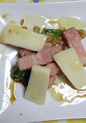 厚切りベーコンとクルミの糖質オフおつまみ-レシピのメイン写真