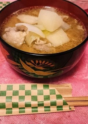 豚肉と大根の味噌汁-レシピのメイン写真