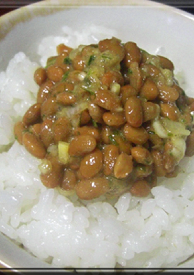 ♡♡[定番]納豆とご飯-レシピのメイン写真