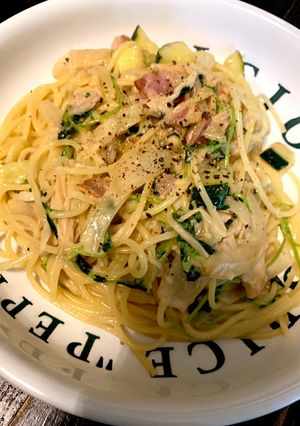 簡単にできるクリームパスタ-レシピのメイン写真