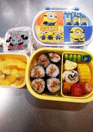 3歳 お弁当 幼稚園 ⑅◡̈* 覚書-レシピのメイン写真