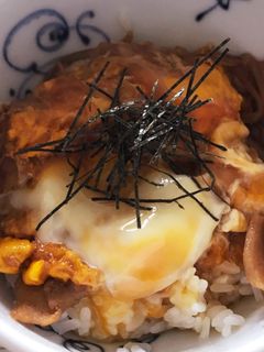 卵とじの豚丼-レシピのメイン写真