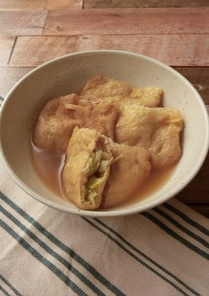 キャベツ巾着のめんつゆ煮-レシピのメイン写真