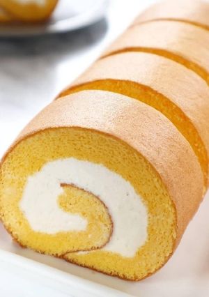 外巻きロールケーキ-レシピのメイン写真