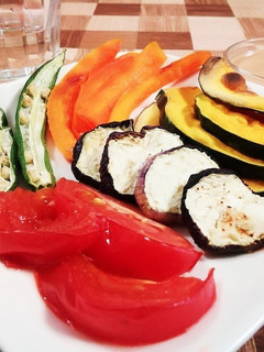 おつまみに☆夏野菜たっぷり焼きサラダ-レシピのメイン写真