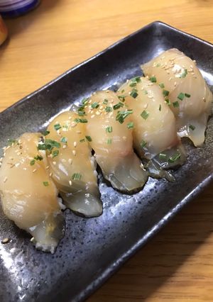 マツカワの漬け握り寿司-レシピのメイン写真