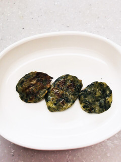 離乳食☆ほうれん草・お豆腐・バナナおやき-レシピのメイン写真