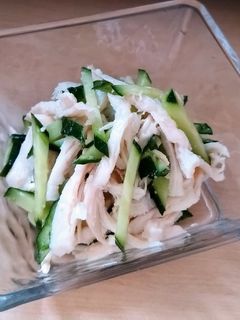 キュウリとサラダチキンの和え物-レシピのメイン写真