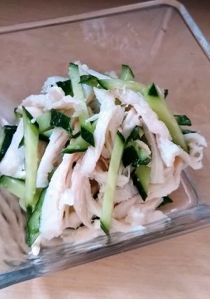 キュウリとサラダチキンの和え物-レシピのメイン写真
