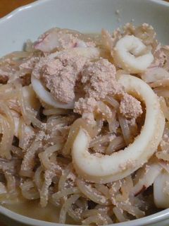 イカ・白滝・たらこの煮物-レシピのメイン写真
