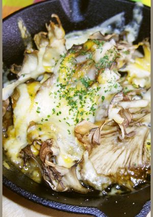 ダイエットにまいたけのオーブンチーズ焼き-レシピのメイン写真