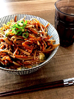 簡単!美味!安い!きんぴら丼〜-レシピのメイン写真