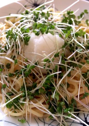 明太子パスタ♪おろしとスプラウト♪-レシピのメイン写真