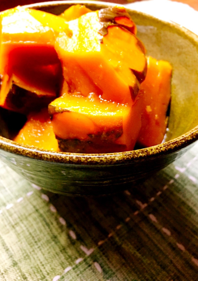 いつもの、かぼちゃの煮物-レシピのメイン写真