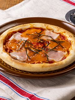 かんたん明太マヨ風味の和風ピッツァ-レシピのメイン写真