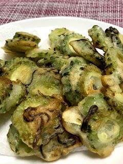 塩昆布とゴーヤの丸揚げ焼き-レシピのメイン写真