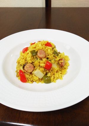 炊飯器で!簡単カレーピラフ-レシピのメイン写真