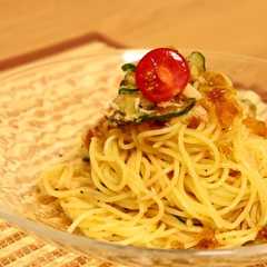 きゅうりとツナのだしジュレ冷製パスタ-レシピのメイン写真