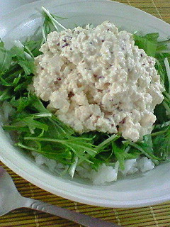 粒マスタードマヨで旨ッ☆夏の豆腐のっけ丼-レシピのメイン写真