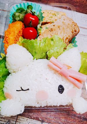 キティキャラ弁♪♪-レシピのメイン写真