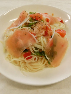 トマトのカッペリーニ風そうめん-レシピのメイン写真