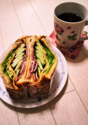 和風卵焼きのホットサンド-レシピのメイン写真