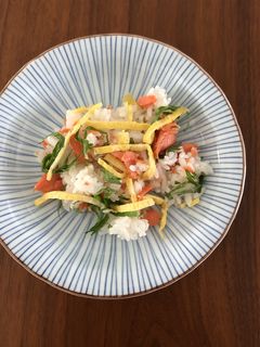鮭の混ぜ寿司-レシピのメイン写真