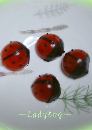 てんとう虫のトマトdeサンバ☆キャラ弁-レシピのメイン写真