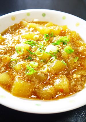大根と豚ミンチで麻婆大根～電気圧力鍋５分-レシピのメイン写真
