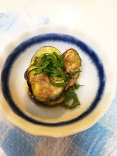 レンジで!なすとツナのめんつゆ和え♪-レシピのメイン写真