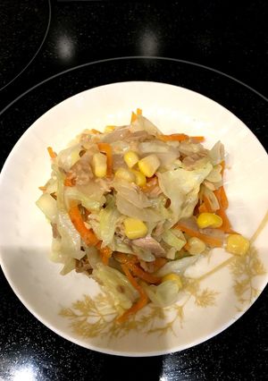子どもが喜ぶ味☆ツナマヨ炒め-レシピのメイン写真