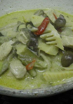 グリーンカレーフォー（カレーうどん）-レシピのメイン写真