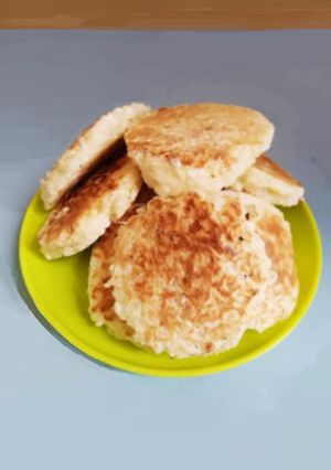 ごはんホットケーキ-レシピのメイン写真