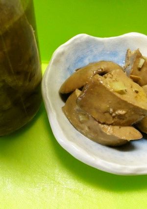 ＊鶏レバーのドレッシング漬け＊-レシピのメイン写真