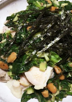 鳥もも肉のネバネバサラダ-レシピのメイン写真
