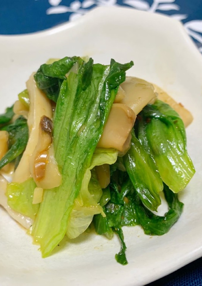 無限系♪中華風レタスとザーサイ炒め-レシピのメイン写真