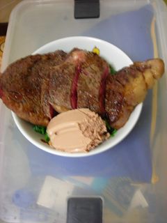 デコレーションステーキ丼-レシピのメイン写真