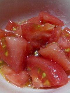 我が家のあまーいトマトサラダ-レシピのメイン写真