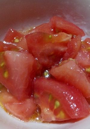 我が家のあまーいトマトサラダ-レシピのメイン写真