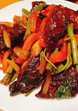 鮪のアラと野菜の中華風甘酢炒め-レシピのメイン写真