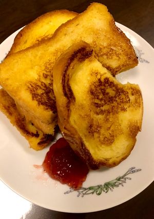 簡単!!お顔もとろけるフレンチトースト-レシピのメイン写真