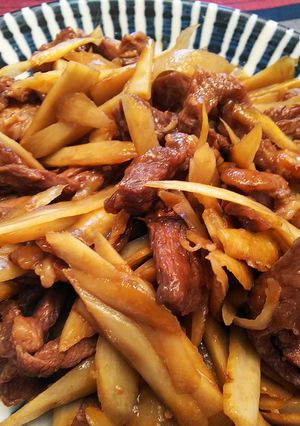 簡単美味・牛肉と牛蒡の甘辛炒め-レシピのメイン写真