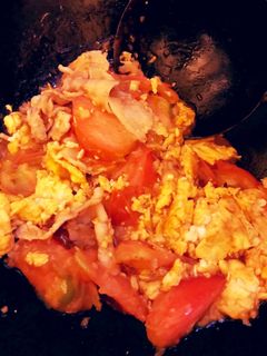 トマトと豚肉の卵炒め-レシピのメイン写真