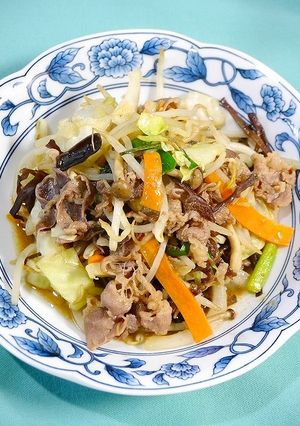 簡単！牛バラ野菜炒め☆山椒風味-レシピのメイン写真