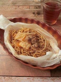 レンジで簡単★豚キムチ焼きそば-レシピのメイン写真