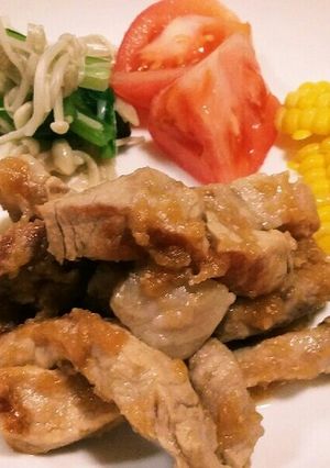 豚ロースのさっぱりシャリアピンソース-レシピのメイン写真
