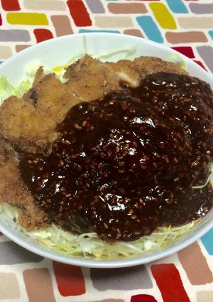 超簡単☆名古屋名物！鶏むね肉本格みそカツ-レシピのメイン写真