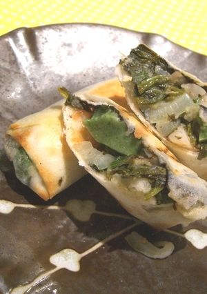 もちしゃき☆焼き春巻き~-レシピのメイン写真